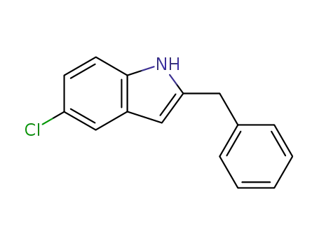 Molecular Structure of 227803-33-0 (5-CHLORO-2-(PHENYLMETHYL)-INDOLE)
