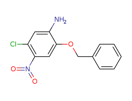 Benzenamine, 5-chloro-4-nitro-2-(phenylmethoxy)-