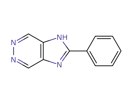 Molecular Structure of 1081-28-3 (2-phenyl-1H-imidazo[4,5-d]pyridazine)