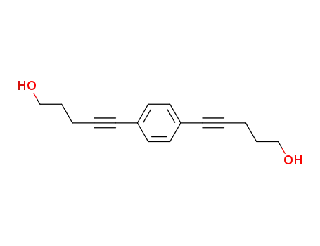 1,4-bis(5-hydroxy-1-pentynyl)benzene