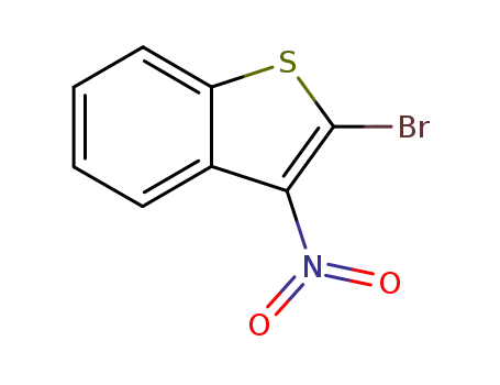 Molecular Structure of 100949-37-9 (2-bromo-3-nitrobenzo[b]thiophene)