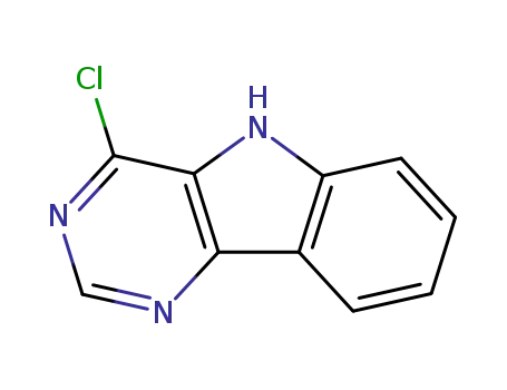 Molecular Structure of 98792-02-0 (1-CHLORO-9H-2,4,9-TRIAZA-FLUORENE)