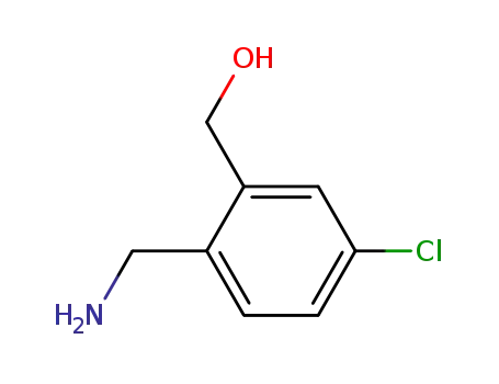 Molecular Structure of 439117-39-2 ([2-(AMINOMETHYL)-5-CHLOROPHENYL]METHANOL)
