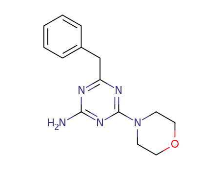 4-benzyl-6-(morpholin-4-yl)-1,3,5-triazin-2-amine