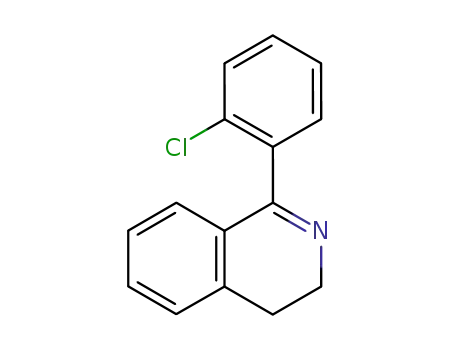 Molecular Structure of 174784-50-0 (1-(2-CHLORO-PHENYL)-3,4-DIHYDRO-ISOQUINOLINE)