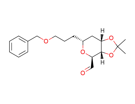 (3aS,4S,6R,7aS)-6-(3-Benzyloxy-propyl)-2,2-dimethyl-tetrahydro-[1,3]dioxolo[4,5-c]pyran-4-carbaldehyde