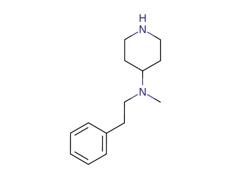 Molecular Structure of 142752-20-3 (METHYL-PHENETHYL-PIPERIDIN-4-YL-AMINE)
