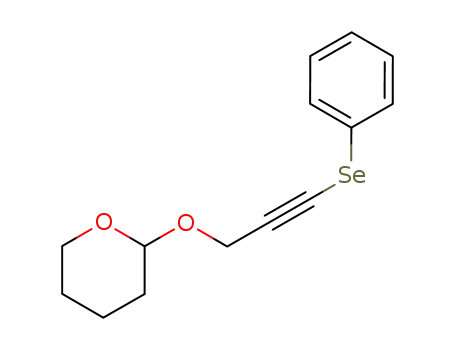 Molecular Structure of 148367-28-6 (2H-Pyran, tetrahydro-2-[[3-(phenylseleno)-2-propynyl]oxy]-)
