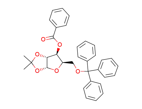 1,2-O-(1-methylethylidene)-3-O-benzoyl-5-O-(triphenylmethyl)-α-D-xylofuranose