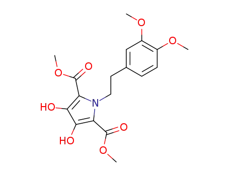 1H-Pyrrole-2,5-dicarboxylic acid,
1-[2-(3,4-dimethoxyphenyl)ethyl]-3,4-dihydroxy-, dimethyl ester