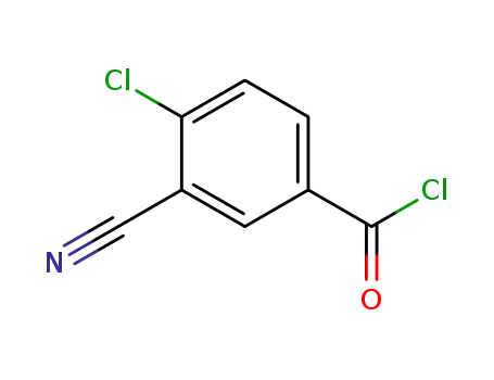 Benzoyl chloride, 4-chloro-3-cyano- (9CI)