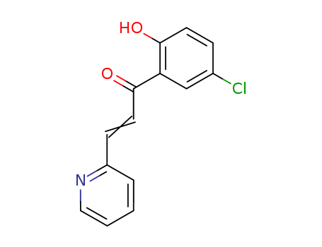 (E)-1-(5-chloro-2-hydroxy-phenyl)-3-pyridin-2-yl-prop-2-en-1-one cas  5250-17-9