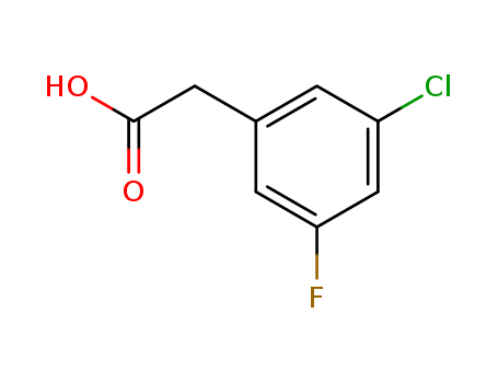 3-Chloro-5-Fluorophenylacetic Acid cas no. 202001-00-1 98%
