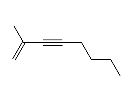 Molecular Structure of 17603-76-8 (2-METHYL-1-OCTEN-3-YNE)