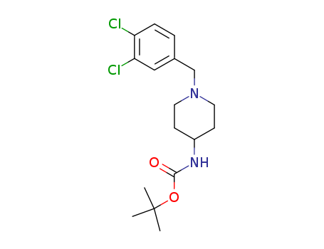 Carbamic acid,[1-[(3,4-dichlorophenyl)methyl]-4-piperidinyl]-, 1,1-dimethylethyl ester (9CI)