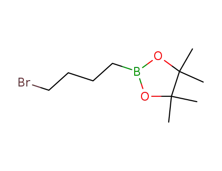 Molecular Structure of 124215-50-5 (2-(4-broMobutyl)-4,4,5,5-tetraMethyl-1,3,2-dioxaborolane)