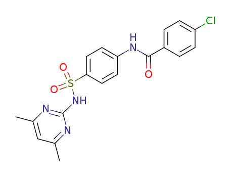 4-chloro-N-(4-{[(4,6-dimethyl-2-pyrimidinyl)amino]sulfonyl}phenyl)benzamide