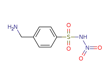 Molecular Structure of 948054-25-9 (4-aminomethyl-N<sup>1</sup>-nitrobenzenesulfonamide)