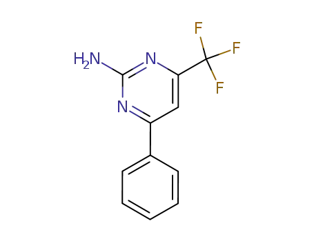 Molecular Structure of 26974-09-4 (2-AMINO-4-PHENYL-6-(TRIFLUOROMETHYL)PYRIMIDINE)