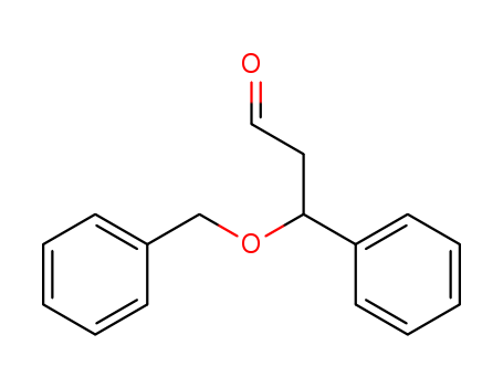 Molecular Structure of 132816-01-4 (Benzenepropanal, b-(phenylmethoxy)-)