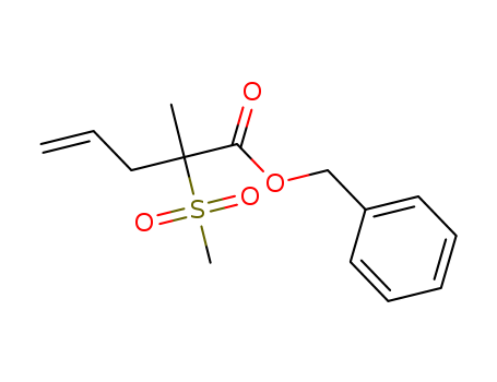 benzyl(R)-2-methyl-2-(methylsulfonyl)pent-4-enoate