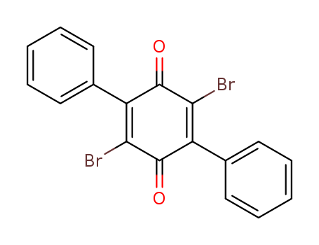 2,5-Cyclohexadiene-1,4-dione,2,5-dibromo-3,6-diphenyl- cas  28293-39-2