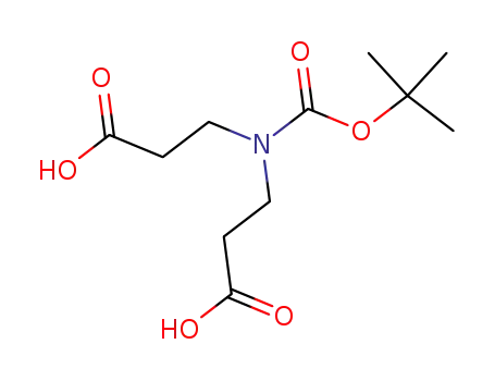 Molecular Structure of 143766-89-6 (Boc-iminodipropionic acid)