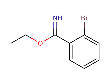 Molecular Structure of 77250-66-9 (2-BROMO-BENZIMIDIC ACID ETHYL ESTER)