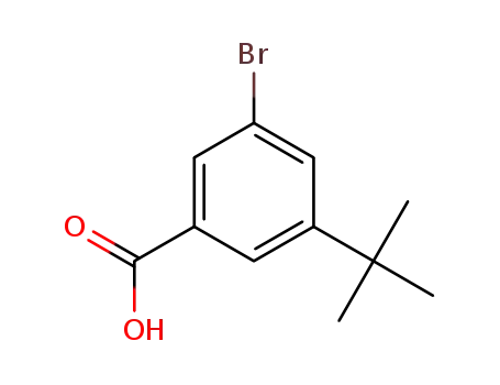 Molecular Structure of 794465-45-5 (3-BROMO-5-TERT-BUTYL-BENZOIC ACID)