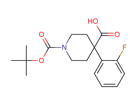 N-BOC-4-(O-플루오로페닐)-4-피페리딘카복실산