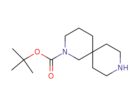 Molecular Structure of 189333-03-7 (TERT-BUTYL 2,9-DIAZASPIRO[5.5]UNDECANE-2-CARBOXYLATE)