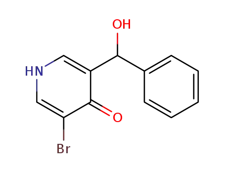 3-Bromo-5-(hydroxy-phenyl-methyl)-pyridin-4-one