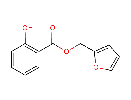 Molecular Structure of 25485-89-6 (Salicylic acid furfuryl ester)