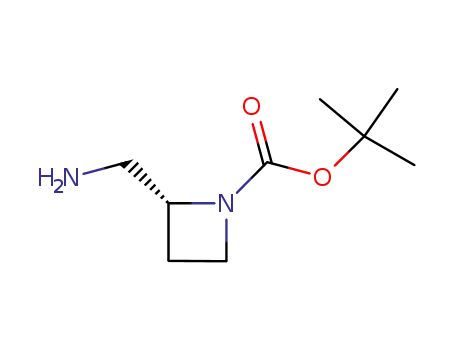Molecular Structure of 887626-82-6 (2-AMINOMETHYL-AZETIDINE-1-CARBOXYLIC ACID TERT-BUTYL ESTER HYDROCHLORIDE)
