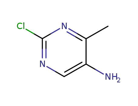 Molecular Structure of 20090-69-1 (5-Pyrimidinamine, 2-chloro-4-methyl- (9CI))