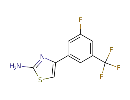 4-[3-fluoro-5-(trifluoromethyl)phenyl]-1,3-thiazol-2-amine