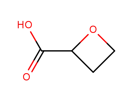 Molecular Structure of 864373-47-7 (OXETANE-2-CARBOXYLIC ACID)