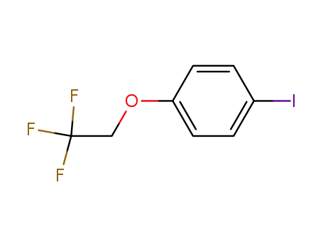 Molecular Structure of 530080-17-2 (4-(2,2,2-TRIFLUOROETHOXY)IODOBENZENE)