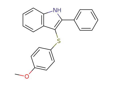 3-[(4-methoxyphenyl)sulfanyl]-2-phenylindole