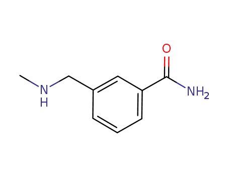 Molecular Structure of 956234-96-1 (3-[(methylamino)methyl]benzamide)
