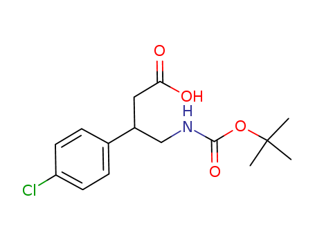 4-(tert-butoxycarbonylamino)-3-(4-chlorophenyl)butanoic acid