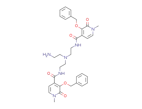 4-Pyridinecarboxamide,
N,N'-[[(2-aminoethyl)imino]di-2,1-ethanediyl]bis[1,2-dihydro-1-methyl-2-
oxo-3-(phenylmethoxy)-