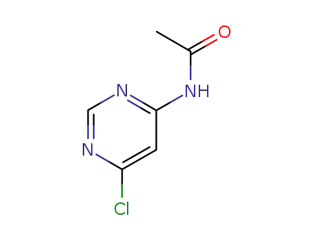 Molecular Structure of 89379-94-2 (N-(6-ChloropyriMidin-4-yl)acetaMide)