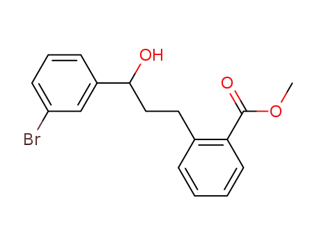 2-[3-(3-bromophenyl)-3-hydroxypropyl]benzoic acid methyl ester