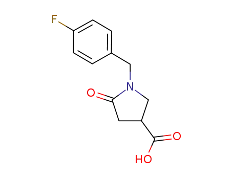 1-(4-플루오로벤질)-5-OXO-3-피롤리딘카르복실산