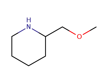 Molecular Structure of 104678-13-9 (2-(Methoxymethyl)piperidine)