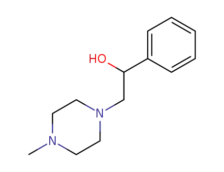 Molecular Structure of 5408-15-1 (2-(4-methylpiperazin-1-yl)-1-phenylethanol)