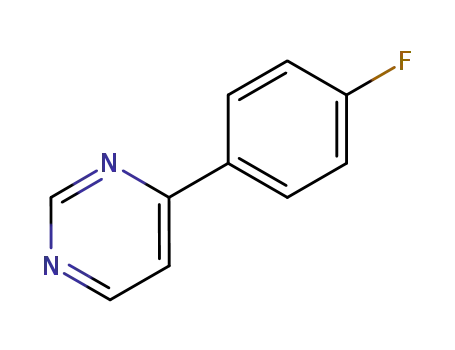 Pyrimidine, 4-(4-fluorophenyl)- (9CI)