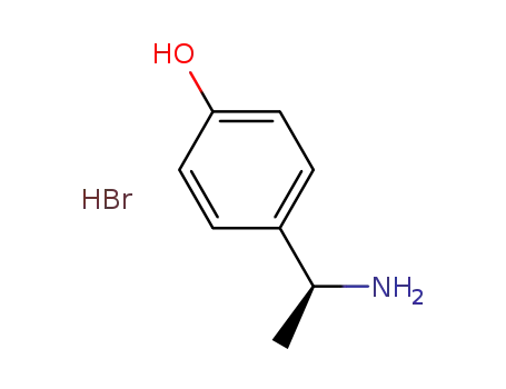 Molecular Structure of 1001094-89-8 ((S)-4-(1-amino-ethyl)-phenol hydrobromid)