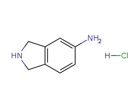 Molecular Structure of 503614-81-1 (Isoindolin-5-amine hydrochloride)